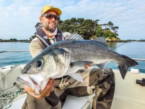 Gavin Lebreton guide de pêche en bateau, Morbihan Bretagne