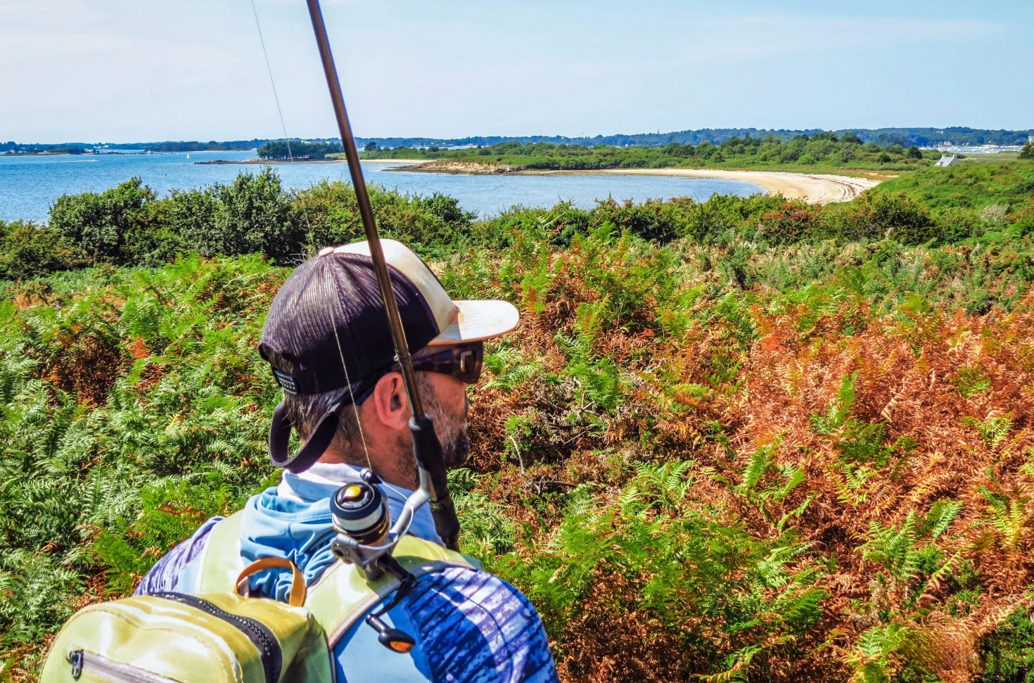 Gavin Lebreton guide de pêche, Golfe du Morbihan Bretagne